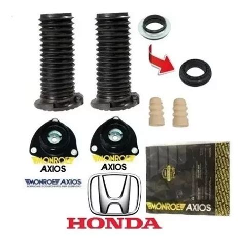 Kit Batentes Amortecedor New Civic C Coxim Original Axios Kit Batente