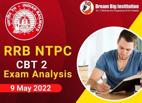 Rrb Ntpc Cbt 2 Exam Analysis 9 May 2022 Dream Big Institution