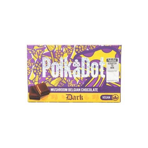Polkadot Dark Chocolate Bar - Chocolate Edibles