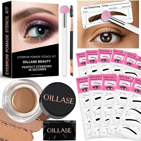 Eyebrow Stamp Stencil Kit Eye Brow Stamping Kit Brow