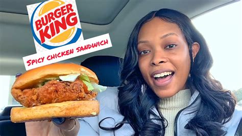 Burger King Spicy Hand Breaded Crispy Chicken Sandwich Food Review Youtube