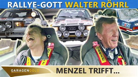 Menzel trifft Walter Röhrl quer unterwegs mit der Rallye Legende