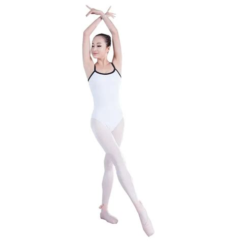 Cl00495 Wholesale Camisole Adult Girls White Ballet Dance Leotard Buy Dance Leotard Leotard