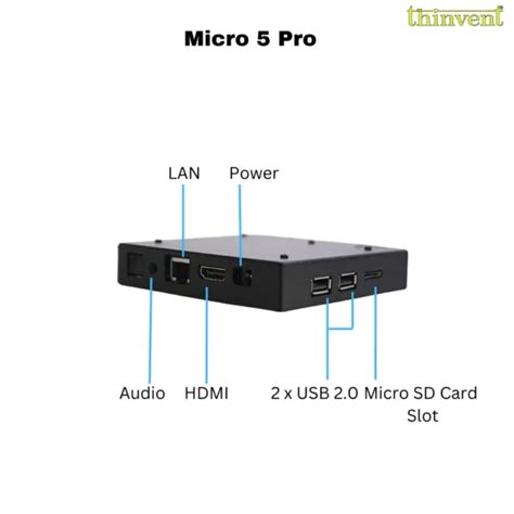 Micro 5 Pro Thin Client Thin Client Mini PC And All In One By Thinvent