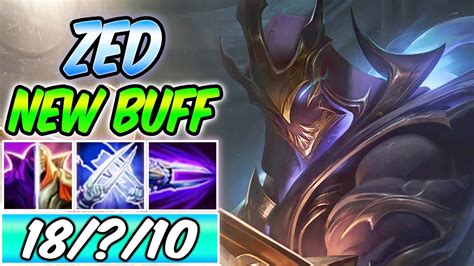 New Amazing Zed Buff Zed Mid Full Lethality Gameplay Best Build