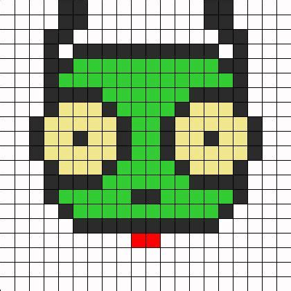 Gir Face Perler Kandi Pattern Perler Patterns Pixel Art Pattern