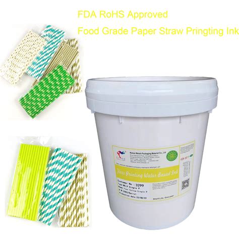 Flexo Print Water Based Paper Straw Printing Ink China Printing Ink