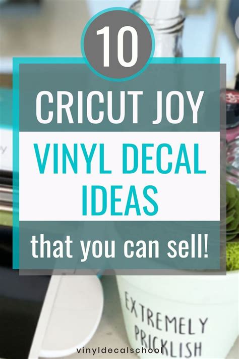 10 Cricut Joy Vinyl Decal Ideas That You Can Sell Artofit