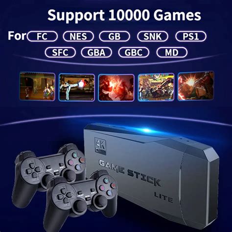 M8 Retro Game Stick Console 4K 10 000 Retro Games BruEcom 59 OFF