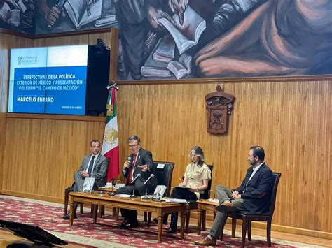 Marcelo Ebrard Presenta Su Libro El Camino De M Xico En La Udg