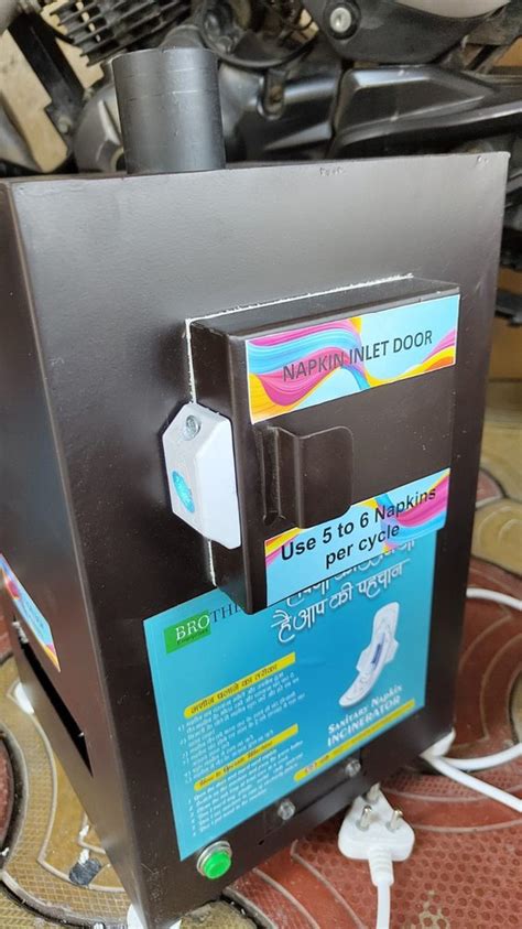 Electrical Sanitary Napkin Incinerator Machine Prescription Capacity