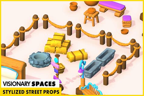 Stylized Street Props 3d Props Unity Asset Store