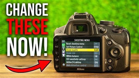 Nikon D3200 Best Photo Settings For Beginners Complete Photography Settings Guide Youtube