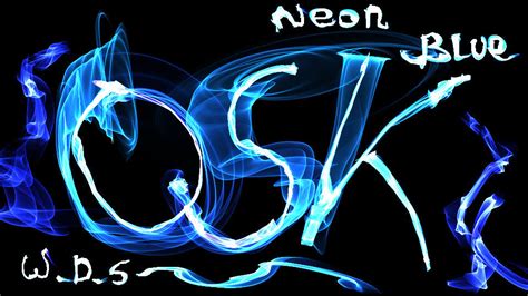 Neon Blue Osu! Skin UPDATE [OSK] by Allen-WalkerDGrayMan on DeviantArt
