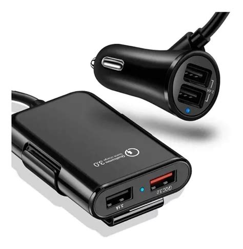 Carregador Veicular Turbo 4 Usb 36w MercadoLivre