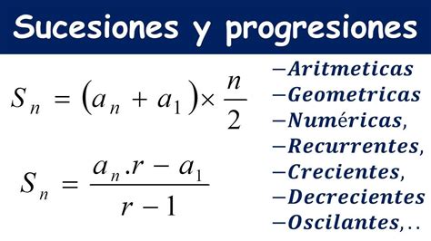 Llamar Trono Orden Para Que Sirven Las Progresiones Aritmeticas Y