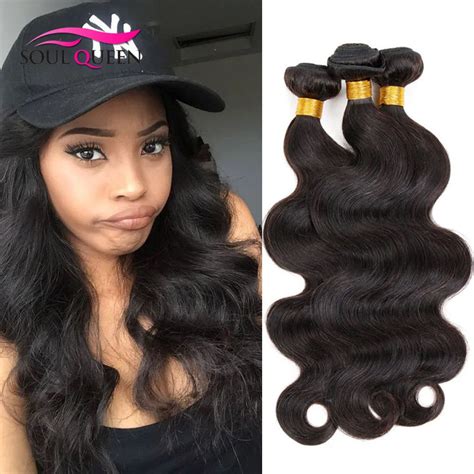 Raw Indian Virgin Hair Body Wave 3 Bundles Soul Queen Hair Raw Indian