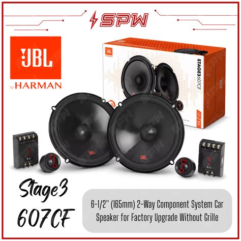 JBL (Stage3 607CF) 6.5" Inches 6-1/2" (165mm) Speaker 2-Way Component ...