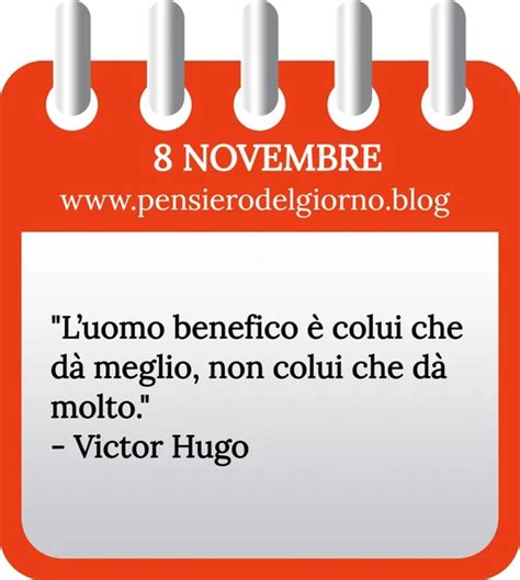 8 Novembre frase di oggi conta più la qualità che la quantità