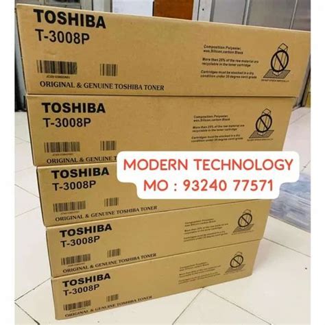 Black Toshiba T3008p Toner Cartridge For Laser Printer At Rs 2050 In Mumbai