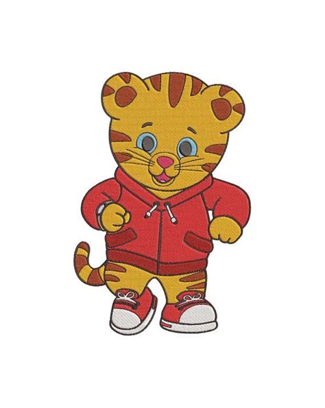 Daniel Tiger Embroidery Design | Applique designs, Daniel tiger's ...