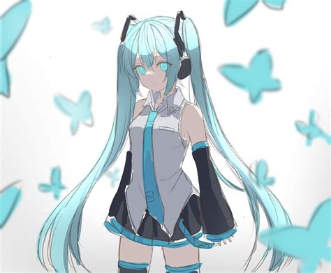 初音ミク 「初音ミクの描き方一生わからないから 一生初音ミクを描くしかない。 」noneのイラスト