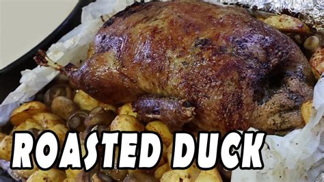 Roasted Stuffed Duck Recipe Youtube