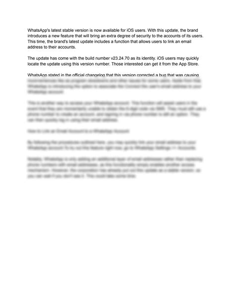 SOLUTION: Whatsapp rolling out option to authenticate account with