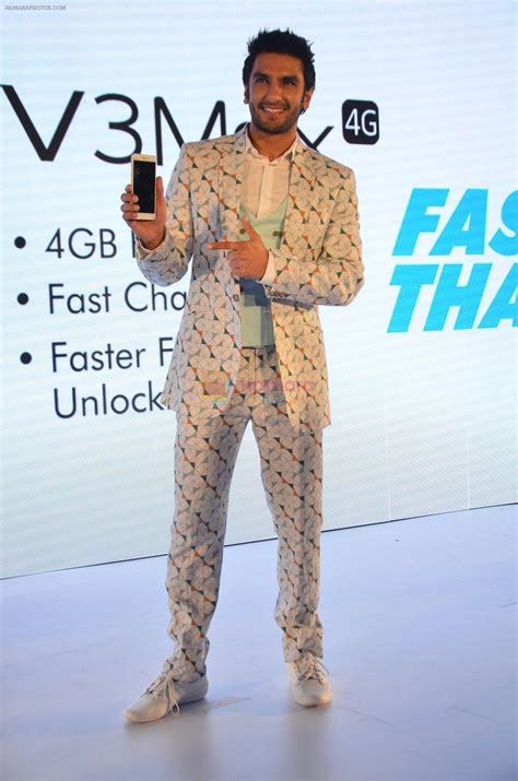 Ranveer Singh At Vivo Mobile Launch In Mumbai On Th March