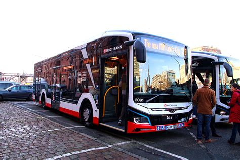 Fotos Vom Man Lions City E Elektrobus Bei Der Hamburger Hochbahn