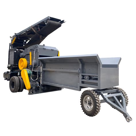 China New Delivery For Branch Chipper Shredder Large Drum Horizontal