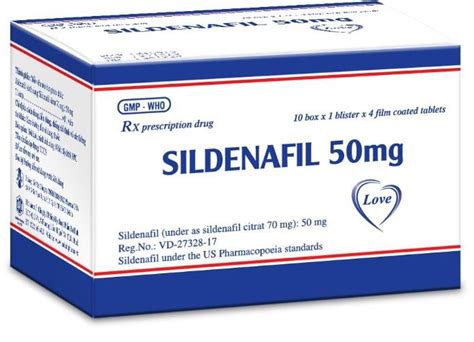 Công Dụng Thuốc Sildenafil 50mg Vinmec