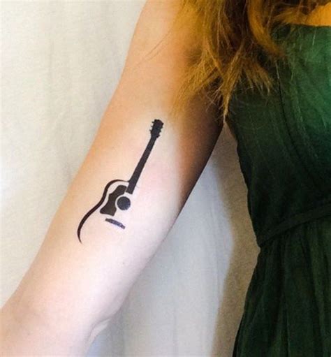 50 Awesome Music Tattoo Designs To Show Off Your Love Of Music Gitaar