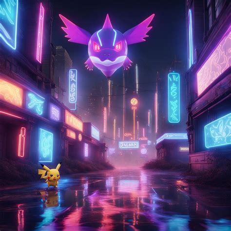 Pokemon Neon Ai Generated Artwork Nightcafe Creator