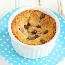 Single Serving Deep Dish Chocolate Chip Cookie Sweet Treats And Good