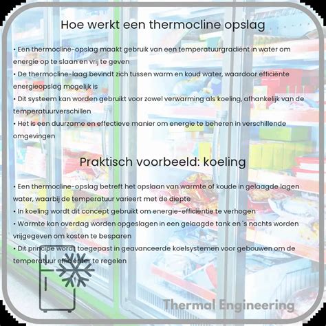 Hoe Werkt Een Thermocline Opslag