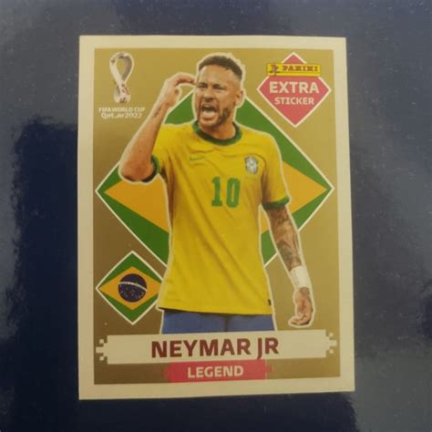 Figurinha Rara Neymar Lbum Da Copa Roupa Esportiva Masculino