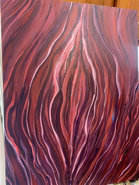 Sold Vagina Bloom Empower Ii Original Acrylic Painting Etsy
