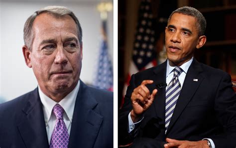 Boehner White House Harden Stances As Shutdown Continues Potential