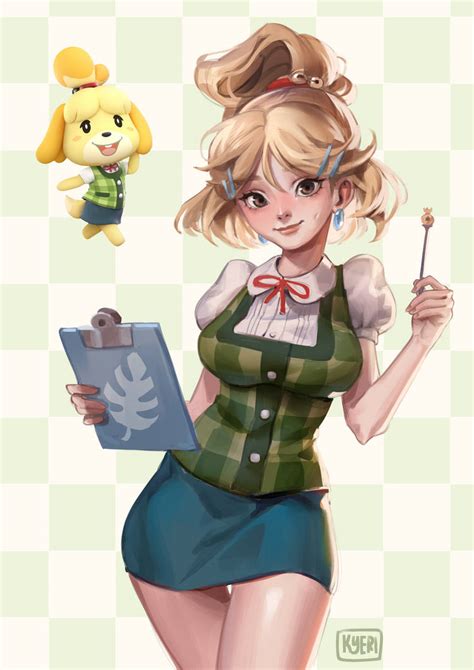 Isabelle Animal Crossing By Kyeriart On Deviantart