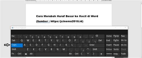 Cara Merubah Huruf Besar Ke Kecil Di Word Jcinema Id