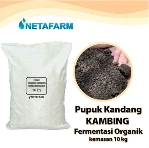 Pupuk Kandang Kambing Fermentasi Organik 10 Kg Lazada Indonesia