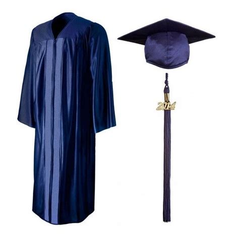 Navy Blue Graduation Cap And Gown Graduation Clothes 21 Liked On