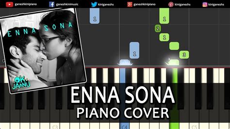 Enna Sona Ok Jaanu A R Rahman Song Piano Chords Tutorial Lesson