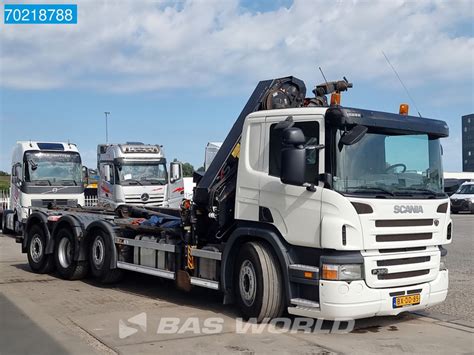 Scania P380 8X2 NL Truck Lift Lenkachse Hydraulik Euro 5 Hiab 21Tonnes