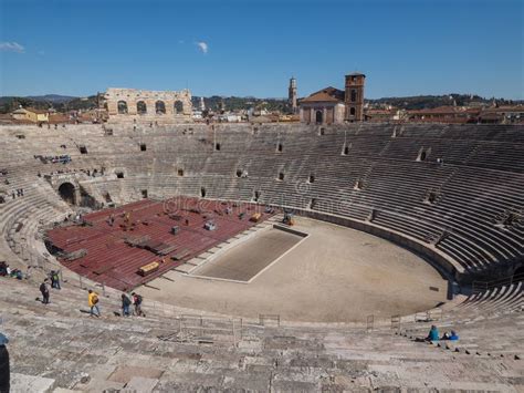 Anfiteatro Romano Di Verona Arena Immagine Editoriale Immagine Di