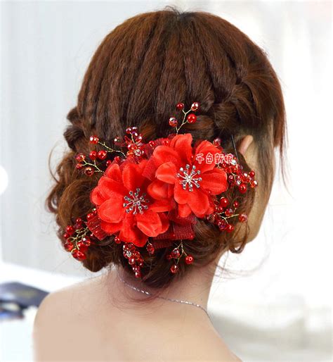 Buy Wholesale Luxury Lace Flower Tassel Crystal Bead Hairwear Wedding