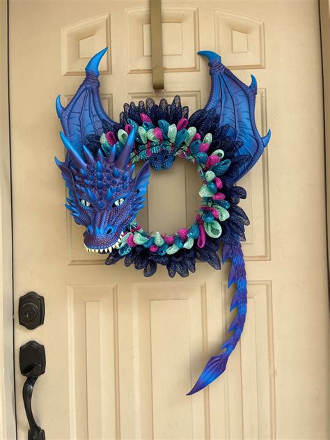 Dragon Wreath Etsy