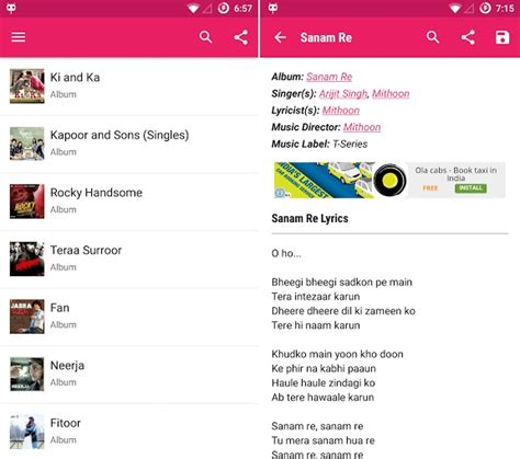 Top 10 Aplikasi Lirik Lagu Android Terbaik Offline Wajib Coba