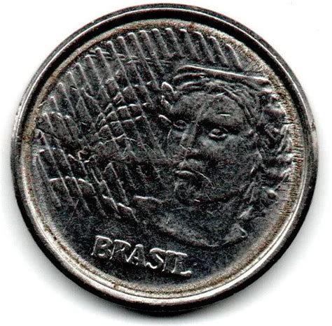 Numis Market 1997 1 Centavo ERRO Cunho Marcado Moeda Brasil